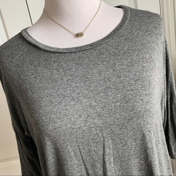 Forever 21 Gray Batwing Top - Picture 2 of 9